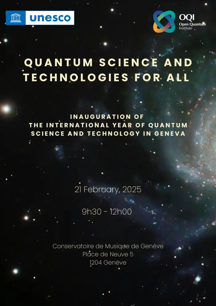 Inauguration of the International Year of Quantum Science and Technology in Geneva